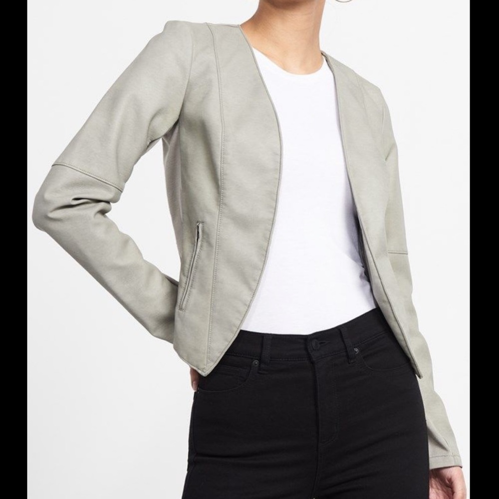 Dynamite Faux Leather Jacket